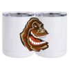 10 oz. White Stainless Steel Short Tumbler Thumbnail