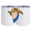 10 oz. White Stainless Steel Short Tumbler Thumbnail