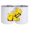 10 oz. White Stainless Steel Short Tumbler Thumbnail