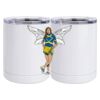 10 oz. White Stainless Steel Short Tumbler Thumbnail