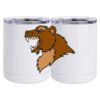 10 oz. White Stainless Steel Short Tumbler Thumbnail