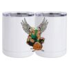 10 oz. White Stainless Steel Short Tumbler Thumbnail