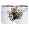 10 oz. White Stainless Steel Short Tumbler Thumbnail