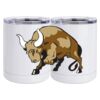 10 oz. White Stainless Steel Short Tumbler Thumbnail