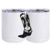 10 oz. White Stainless Steel Short Tumbler Thumbnail