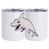 10 oz. White Stainless Steel Short Tumbler Thumbnail