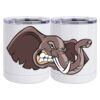 10 oz. White Stainless Steel Short Tumbler Thumbnail