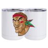 10 oz. White Stainless Steel Short Tumbler Thumbnail