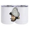10 oz. White Stainless Steel Short Tumbler Thumbnail