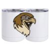 10 oz. White Stainless Steel Short Tumbler Thumbnail