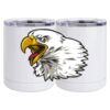 10 oz. White Stainless Steel Short Tumbler Thumbnail