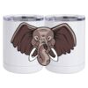 10 oz. White Stainless Steel Short Tumbler Thumbnail