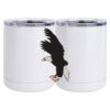 10 oz. White Stainless Steel Short Tumbler Thumbnail
