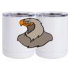 10 oz. White Stainless Steel Short Tumbler Thumbnail