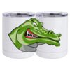 10 oz. White Stainless Steel Short Tumbler Thumbnail