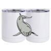 10 oz. White Stainless Steel Short Tumbler Thumbnail
