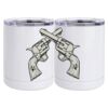 10 oz. White Stainless Steel Short Tumbler Thumbnail