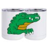 10 oz. White Stainless Steel Short Tumbler Thumbnail