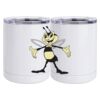 10 oz. White Stainless Steel Short Tumbler Thumbnail