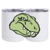 10 oz. White Stainless Steel Short Tumbler Thumbnail