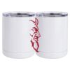 10 oz. White Stainless Steel Short Tumbler Thumbnail