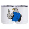 10 oz. White Stainless Steel Short Tumbler Thumbnail