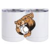 10 oz. White Stainless Steel Short Tumbler Thumbnail