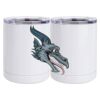 10 oz. White Stainless Steel Short Tumbler Thumbnail