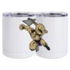 10 oz. White Stainless Steel Short Tumbler Thumbnail