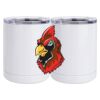 10 oz. White Stainless Steel Short Tumbler Thumbnail