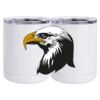 10 oz. White Stainless Steel Short Tumbler Thumbnail