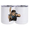 10 oz. White Stainless Steel Short Tumbler Thumbnail