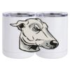 10 oz. White Stainless Steel Short Tumbler Thumbnail