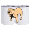 10 oz. White Stainless Steel Short Tumbler Thumbnail