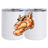 10 oz. White Stainless Steel Short Tumbler Thumbnail