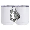 10 oz. White Stainless Steel Short Tumbler Thumbnail