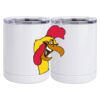 10 oz. White Stainless Steel Short Tumbler Thumbnail