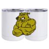 10 oz. White Stainless Steel Short Tumbler Thumbnail