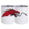 10 oz. White Stainless Steel Short Tumbler Thumbnail
