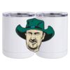 10 oz. White Stainless Steel Short Tumbler Thumbnail