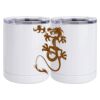 10 oz. White Stainless Steel Short Tumbler Thumbnail