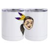 10 oz. White Stainless Steel Short Tumbler Thumbnail