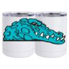 10 oz. White Stainless Steel Short Tumbler Thumbnail