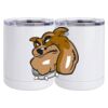 10 oz. White Stainless Steel Short Tumbler Thumbnail