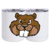 10 oz. White Stainless Steel Short Tumbler Thumbnail