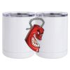 10 oz. White Stainless Steel Short Tumbler Thumbnail
