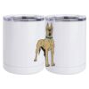 10 oz. White Stainless Steel Short Tumbler Thumbnail