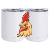 10 oz. White Stainless Steel Short Tumbler Thumbnail