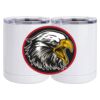 10 oz. White Stainless Steel Short Tumbler Thumbnail