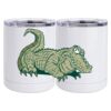 10 oz. White Stainless Steel Short Tumbler Thumbnail